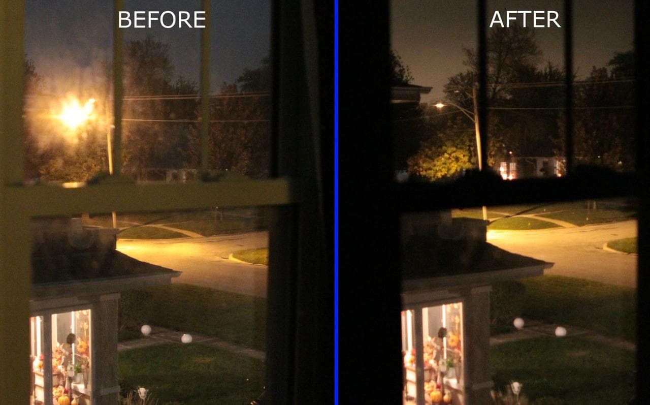 Bedroom Window Light Trespass Change
