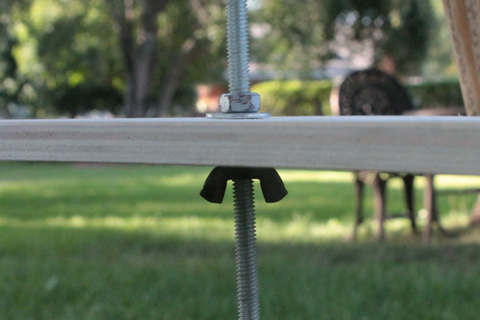 Super Simple Tripod 2 Threaded Rod And Wingnut Detail